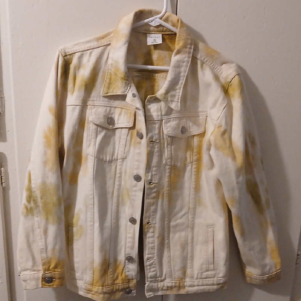 PacSun Yellow Tie-Dye Jacket